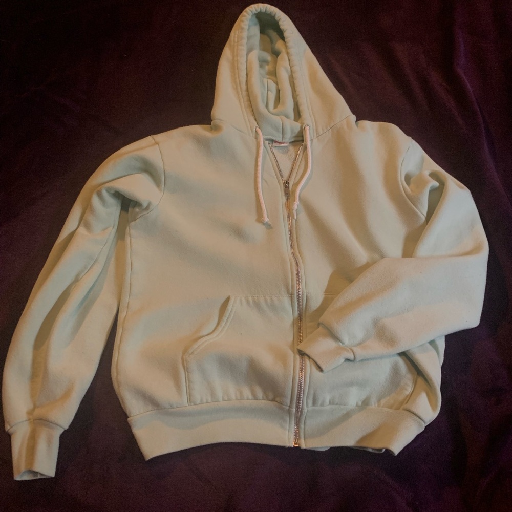 Light green hoodie